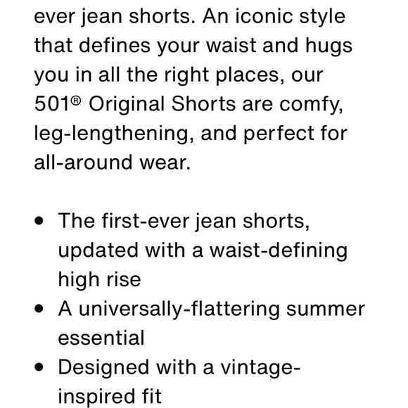 Levi’s 501 Denim Shorts - Picture 8 of 8